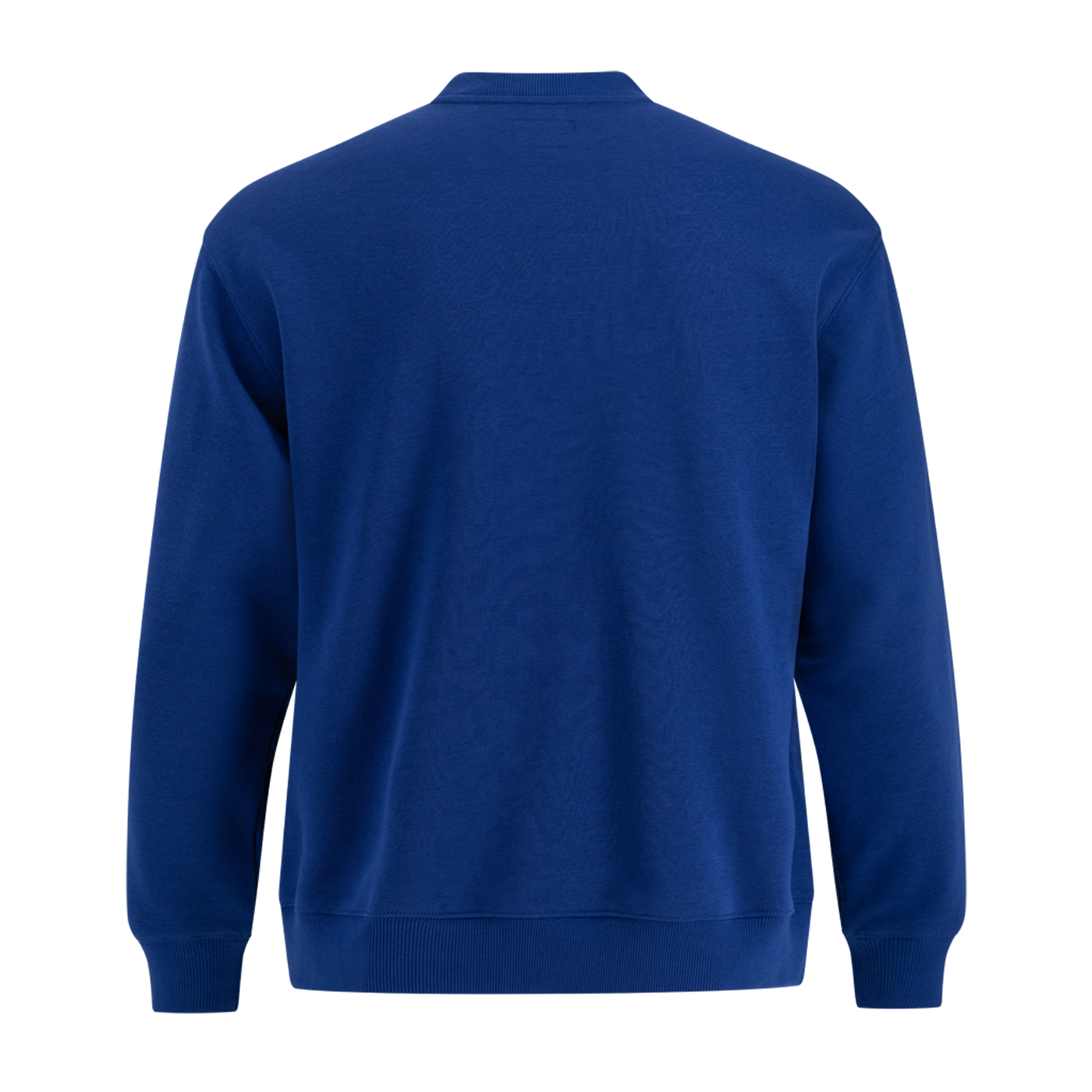 Blue sweatshirt on a white background