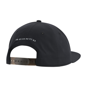 Black cap with 'BRONCO' branding on the back against a white background
