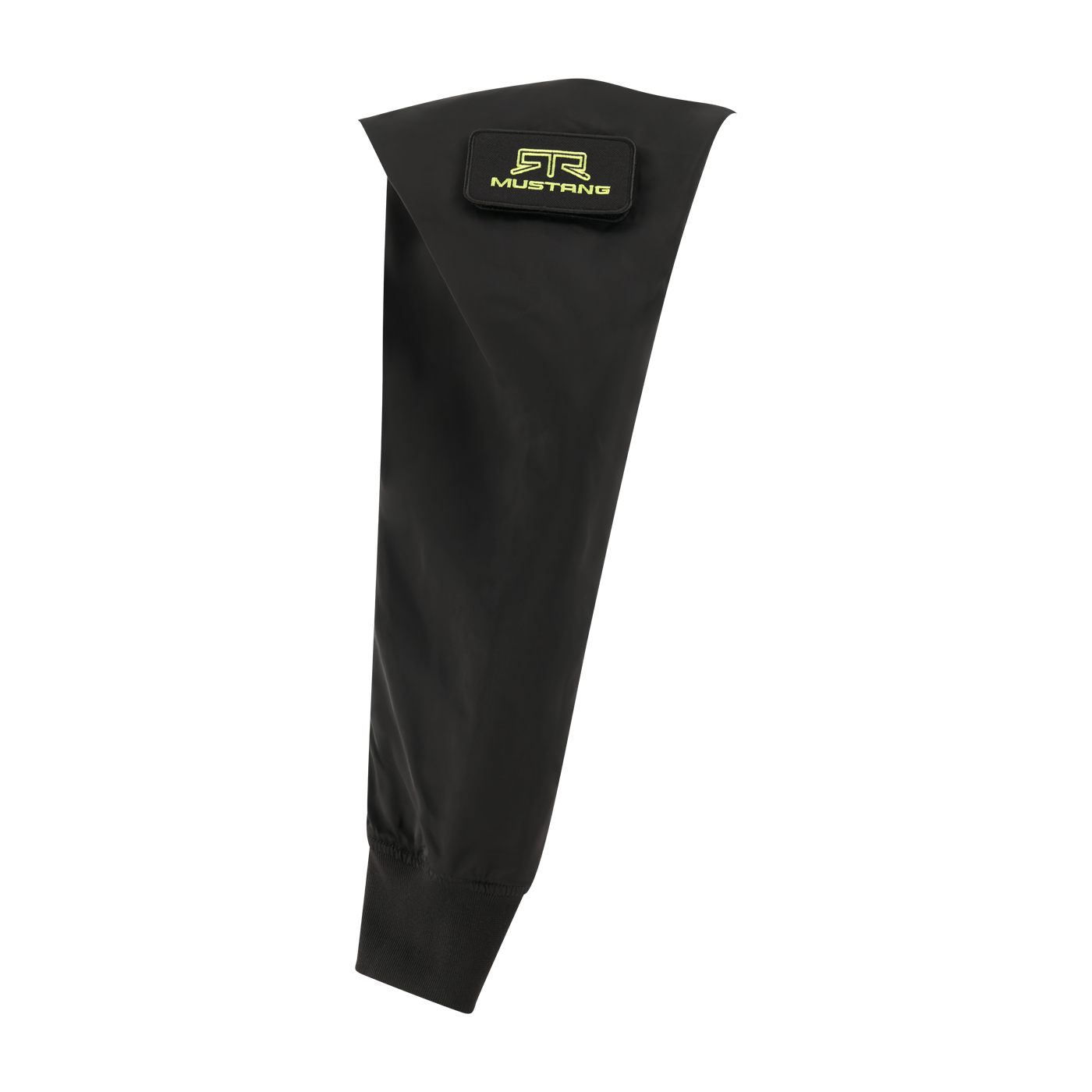 Black sleeve with a RTR mustang logo on a white background