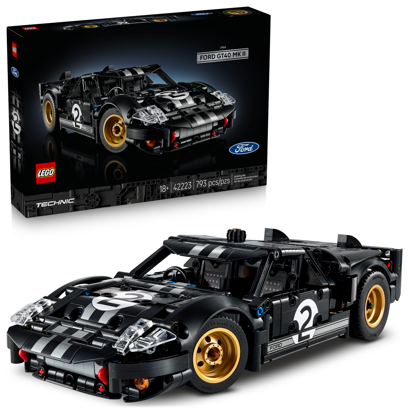 LEGO 1966 Ford GT40 MKII Race Car Model - Ford Merchandise