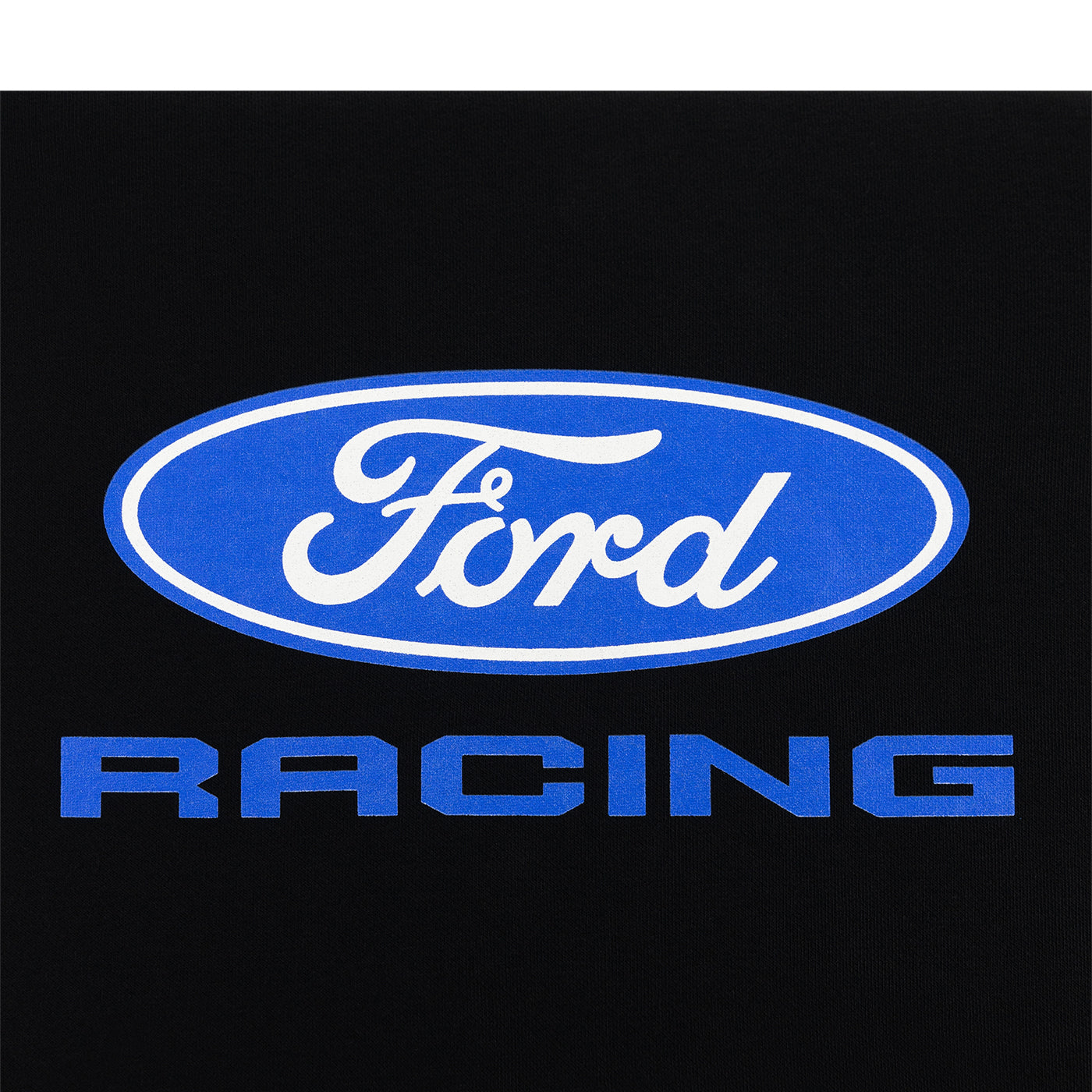 Ford Racing Logo Black Graphic Hoodie