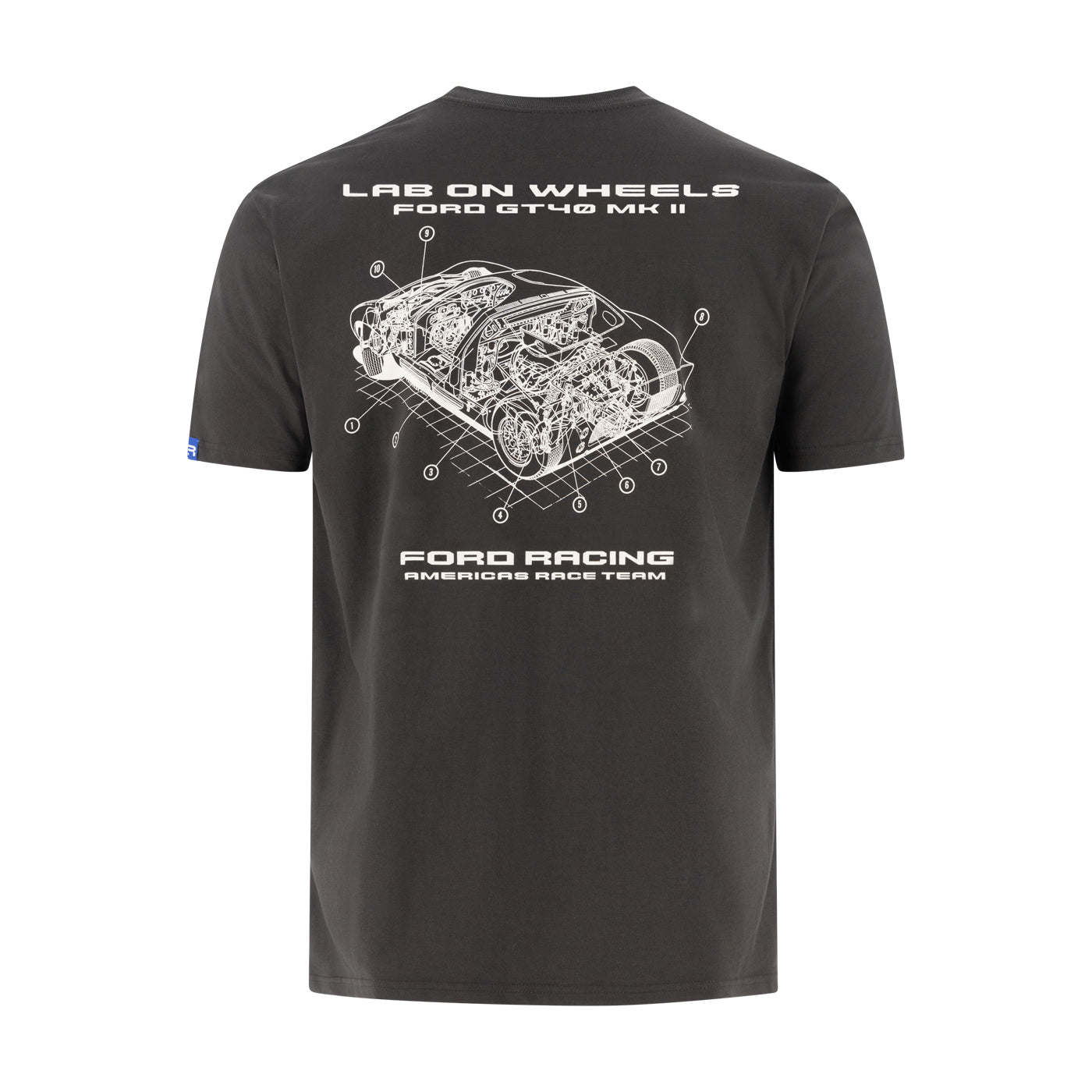 Ford GT40 Mens T-Shirt | Lab on Wheels - Ford Merchandise