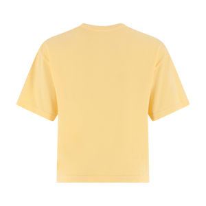 Yellow t-shirt on a white background
