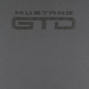 Mustang GTD logo on a gray background