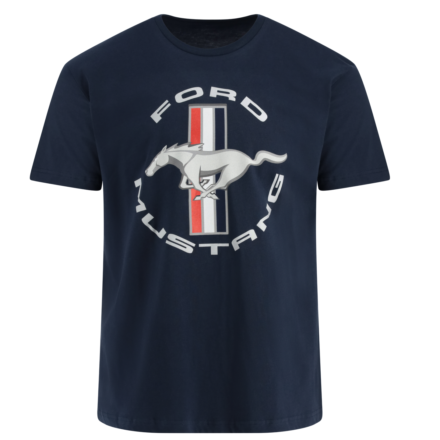Ford Mustang Tribar Logo Short Sleeve T-Shirt