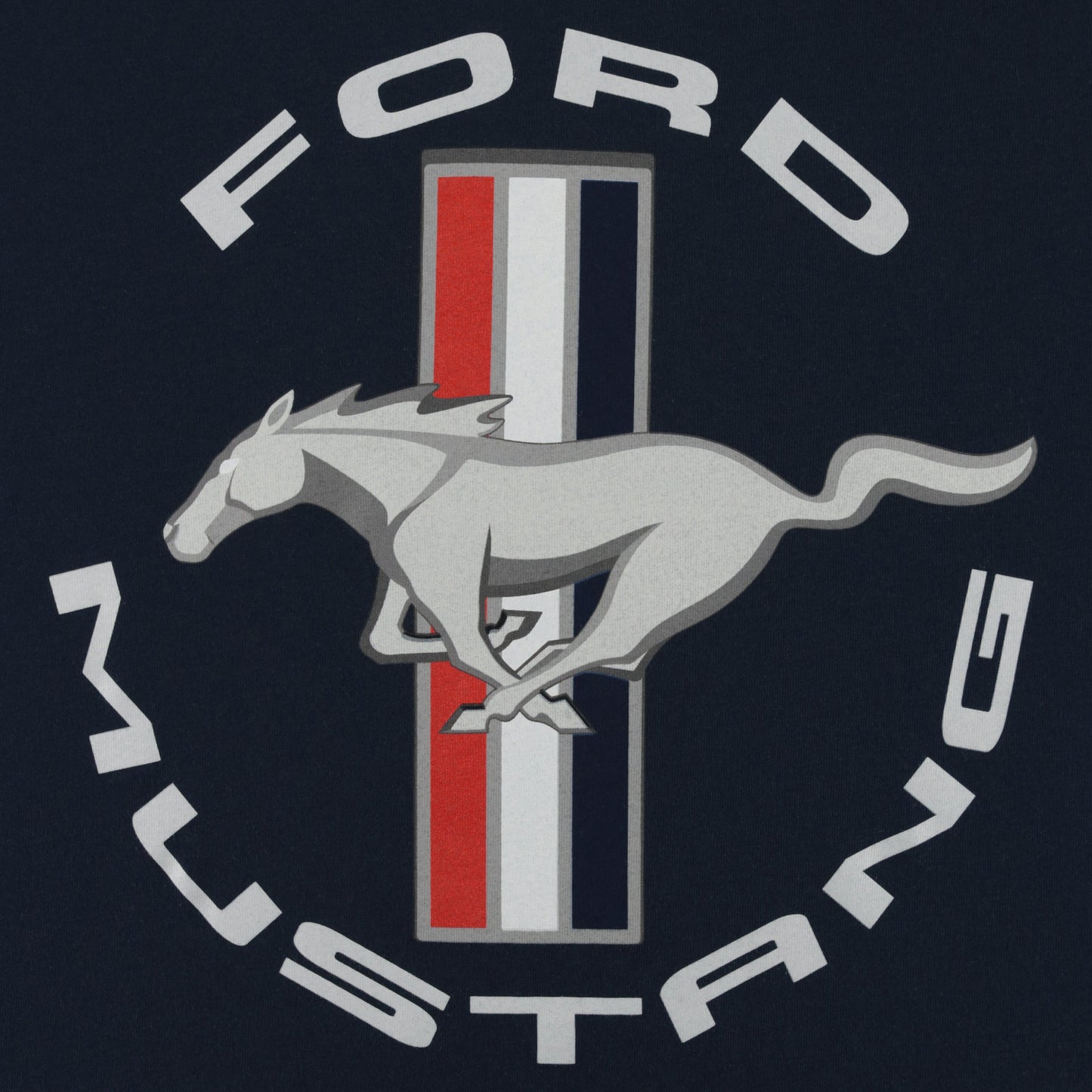 Ford Mustang Tribar Logo Short Sleeve T-Shirt