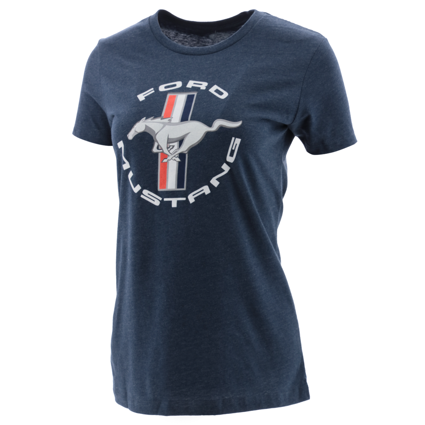 Ford Mustang Tribar Logo Womens Graphic T-Shirt