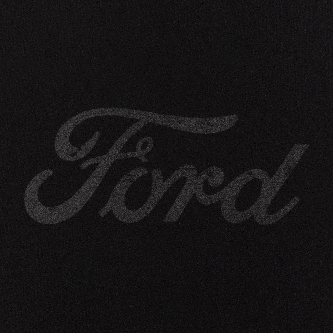 Ford Mens Distressed Script Short Sleeve T-Shirt