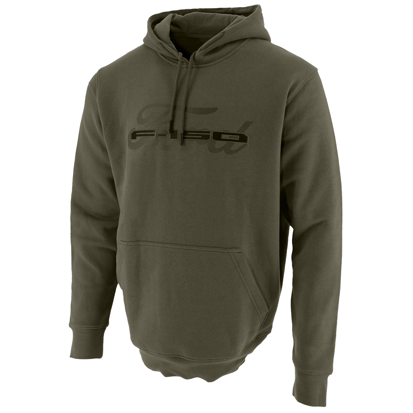 Ford Trucks Men's F-150 Embroidered Hooded Pullover Fleece - Front View