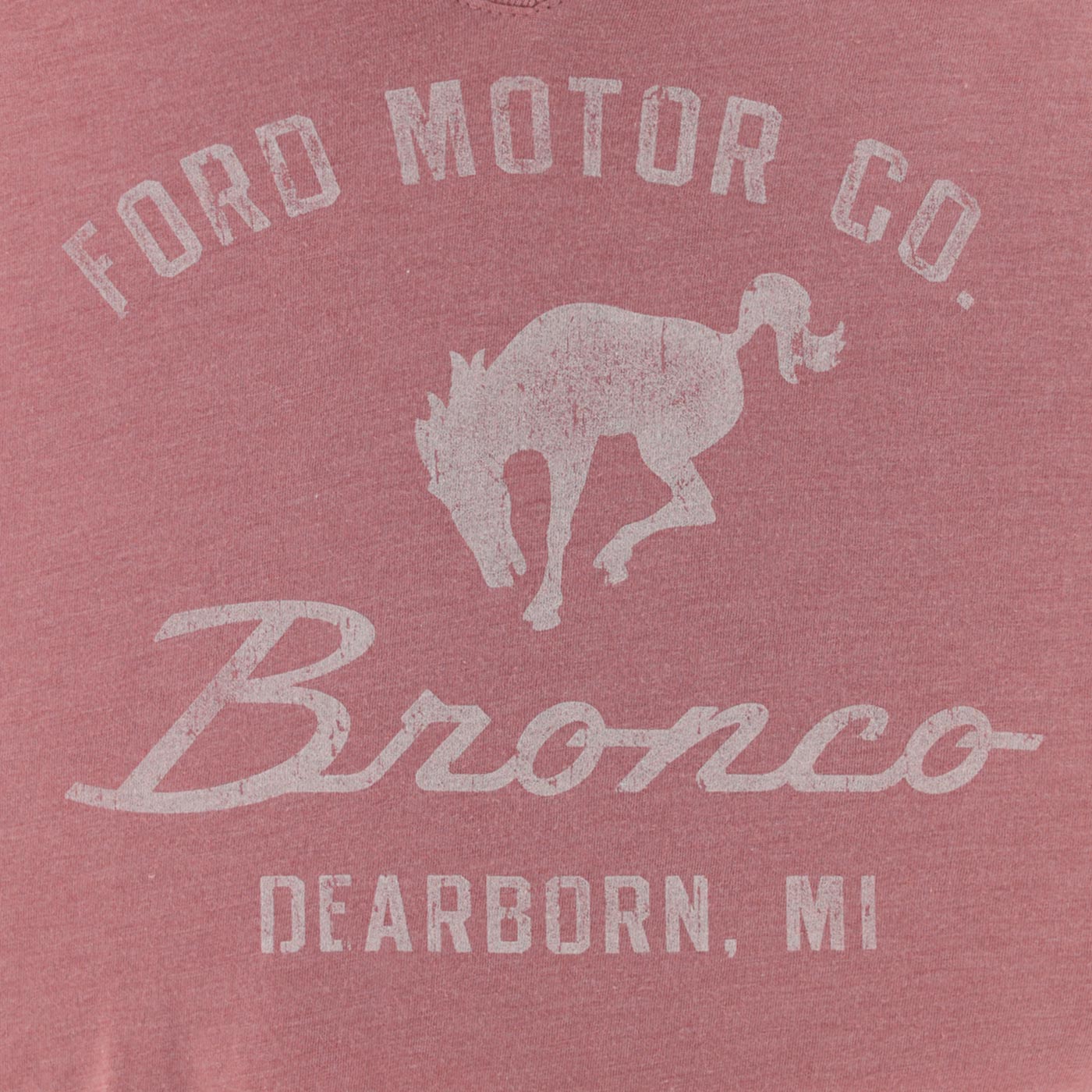 Ford Motor Co Bronco Womens Vintage V Neck T-Shirt