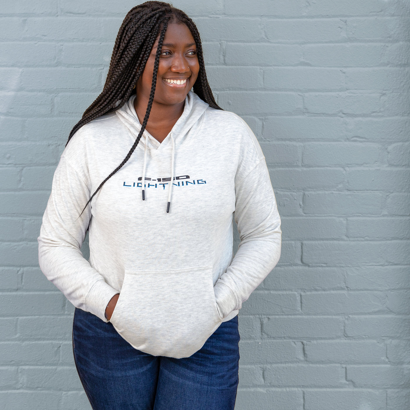 Ford Lightning Women's F-150 Lightning Hooded Pullover Fleece - Lifestyle