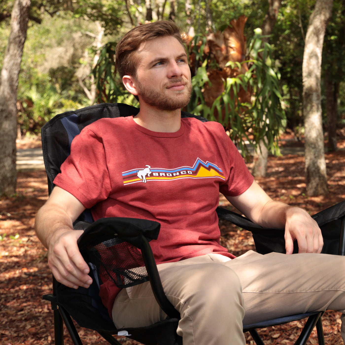 Ford Bronco Men's Mountain Buck T-Shirt - Lifestyle