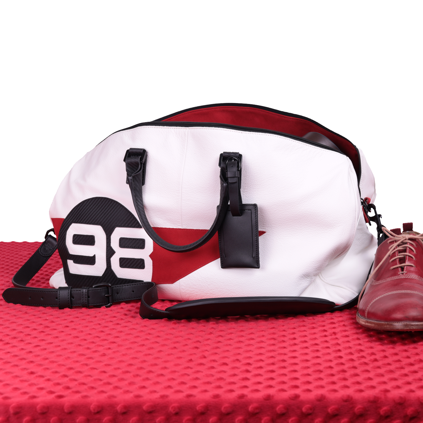 Ford GT Heritage Edition Italian Leather Duffle Bag Limited Edition