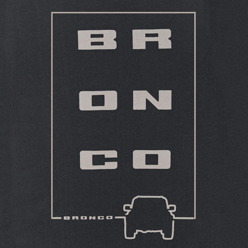 Ford Bronco Women's Bronco Line Art T-Shirt - Close Up