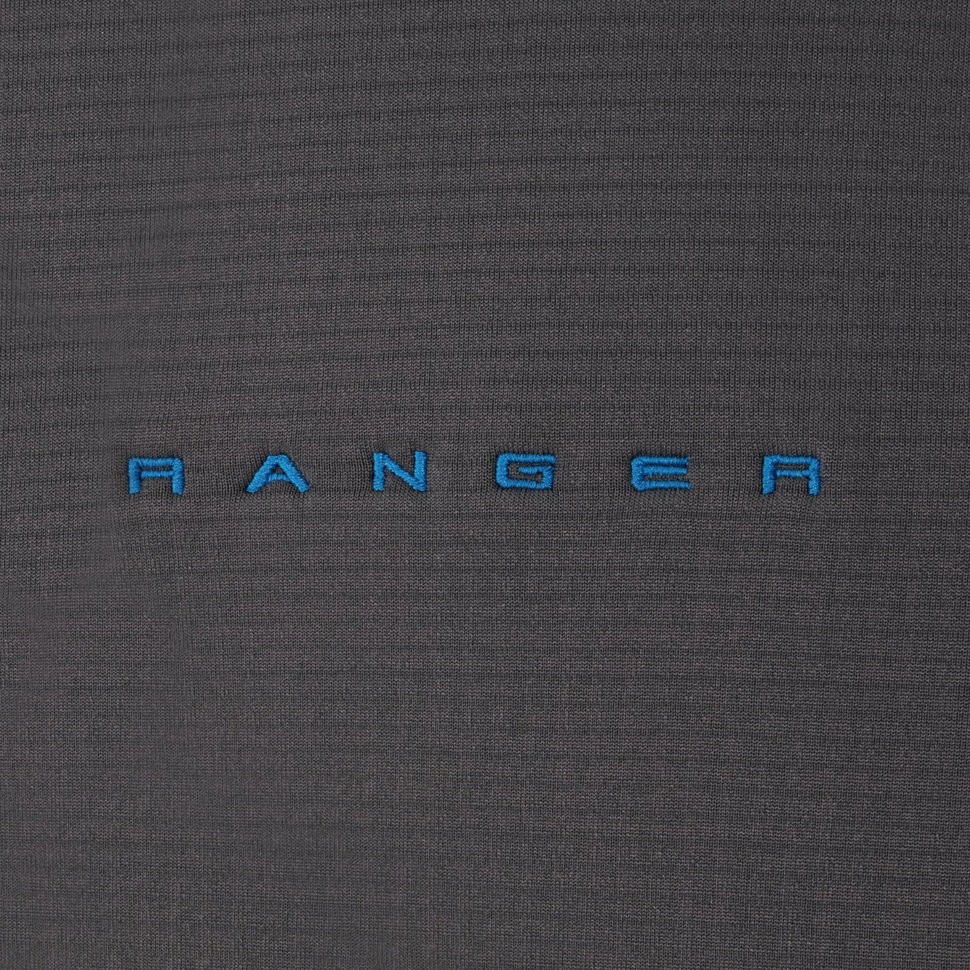 Ford Trucks Ranger Men's 1/2 Zip Hooded Grid Fleece - Close Up