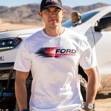 Ford Performance Mens White Short Sleeve T-Shirt