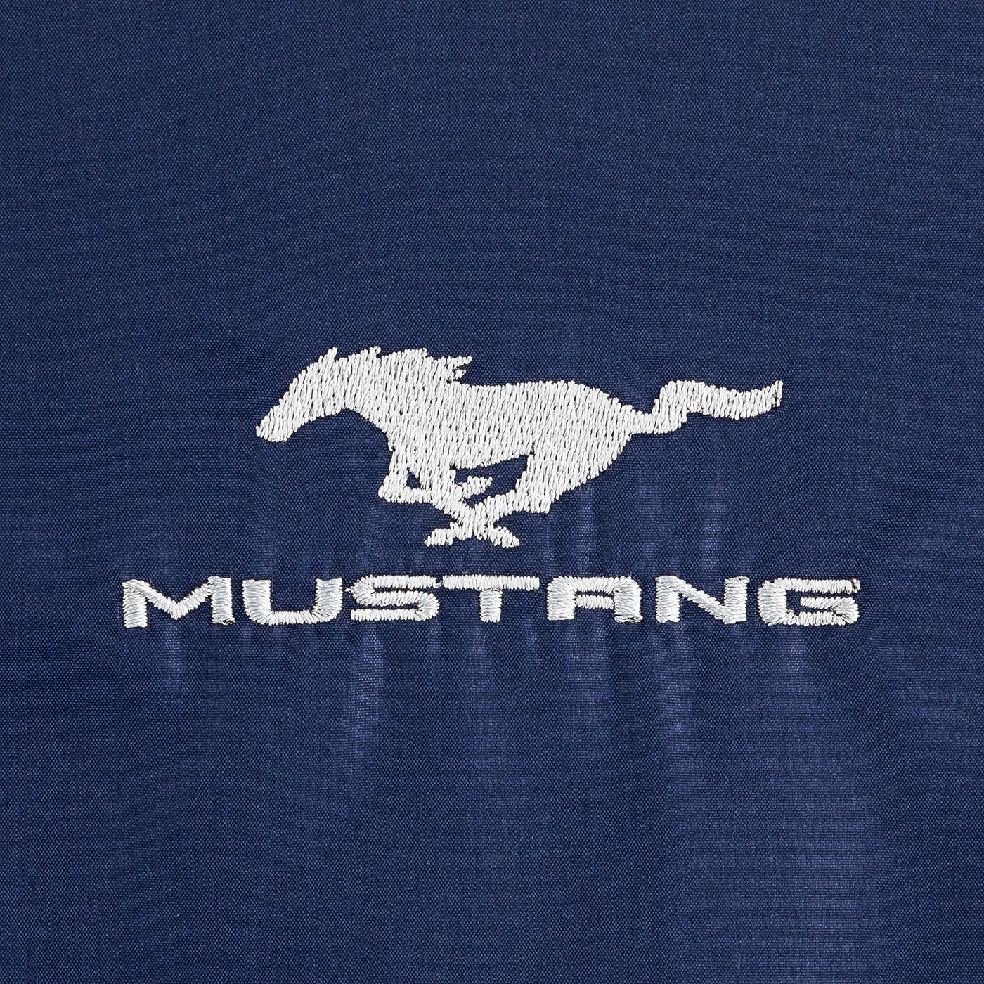 Ford Mustang Womans Water Resistant Hooded Windbreaker Jacket