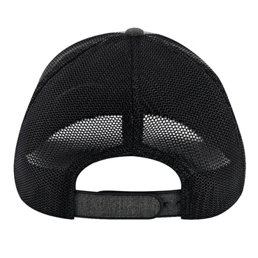 Ford Logo Metal Badge Gray & Black Mesh Snapback Hat