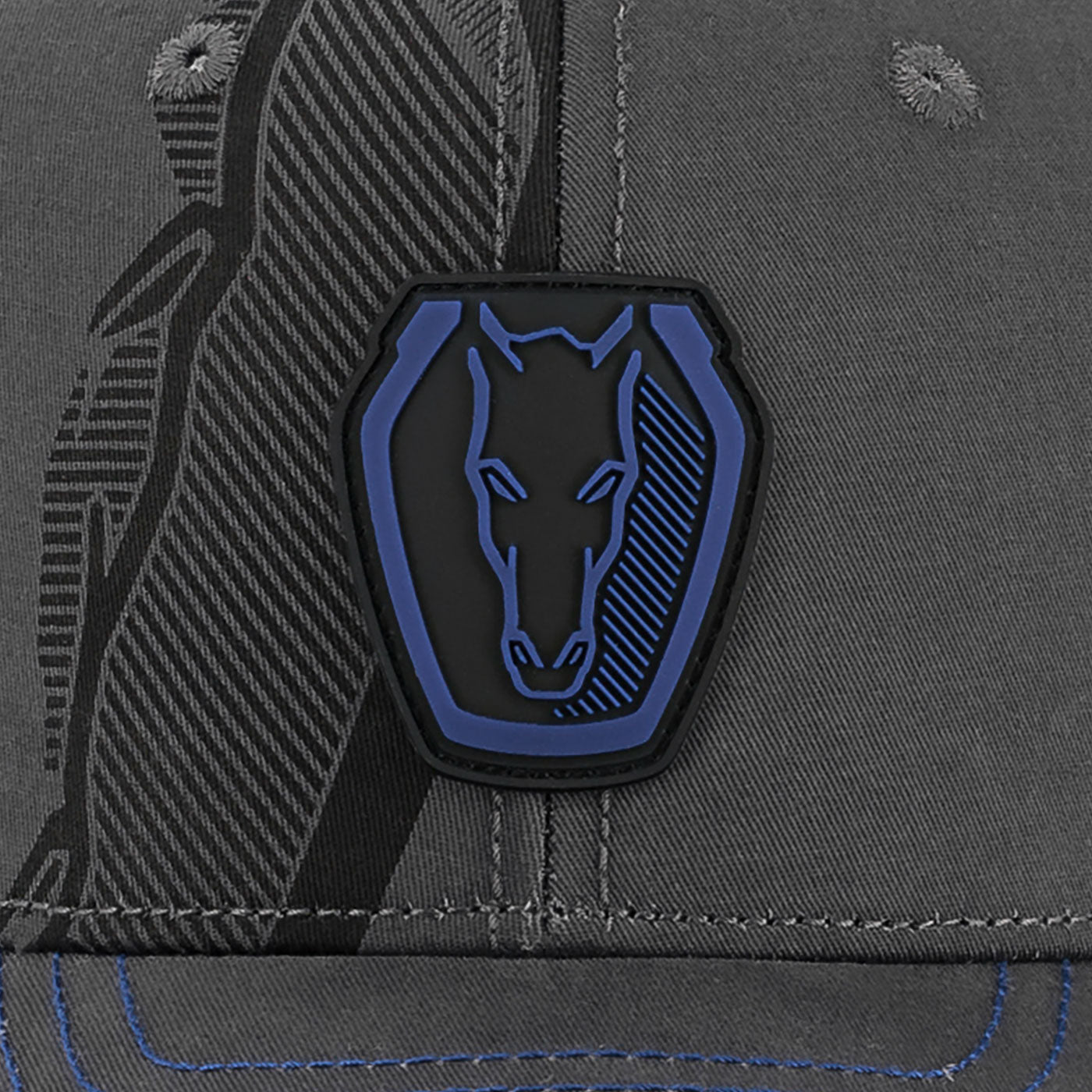 Ford Mustang Dark Horse Mesh Flex Fit Snap Back Hat