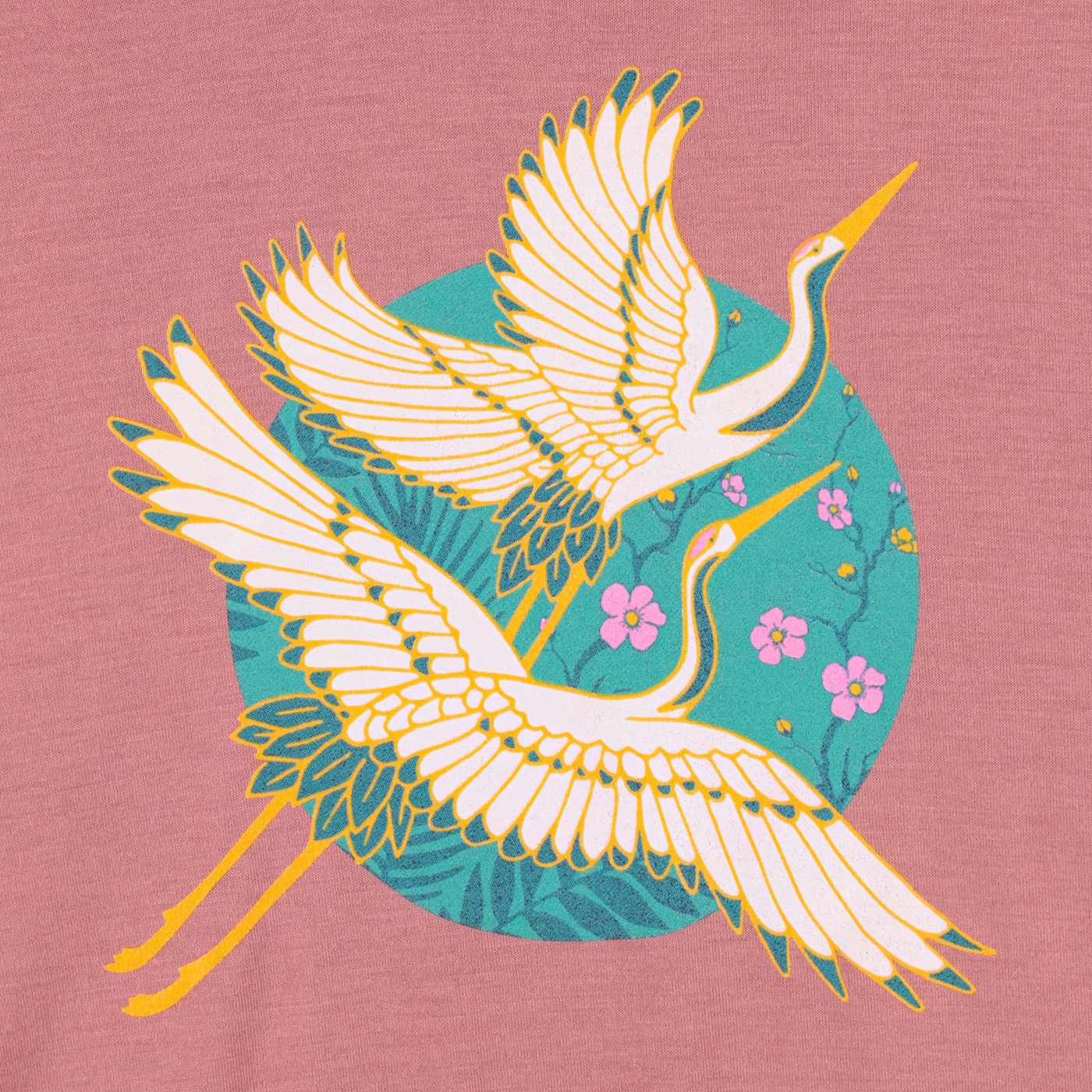 Ford Warrior's In Pink Women's Take Flight V-Neck T-Shirt - Front Logo View