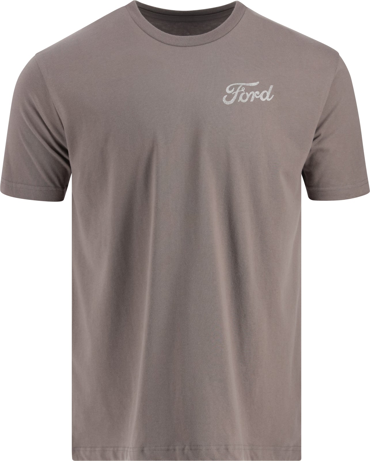 Built Ford Proud Mens Gray Short Sleeve T-Shirt
