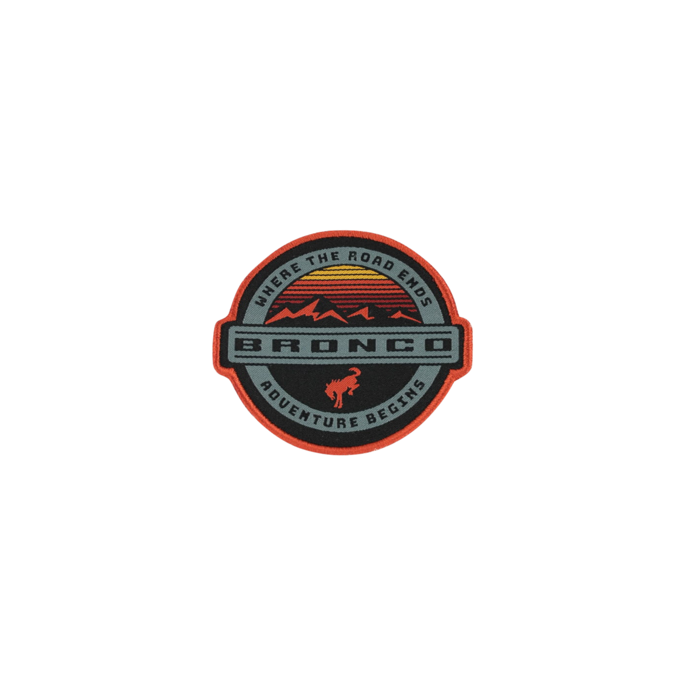 Ford Bronco Where the Road Ends Adventure Begins Patch