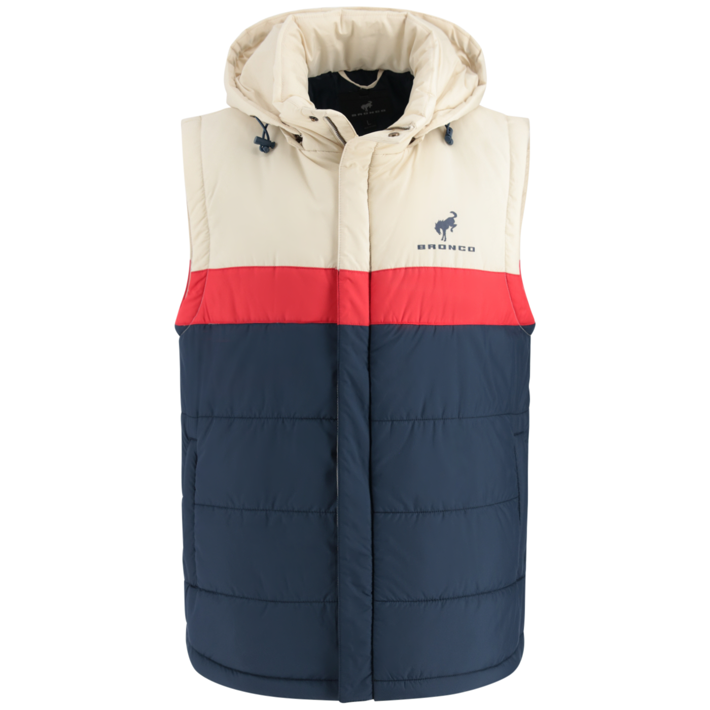 Ford Bronco Men's Retro Hooded Vest Official Ford Merchandise