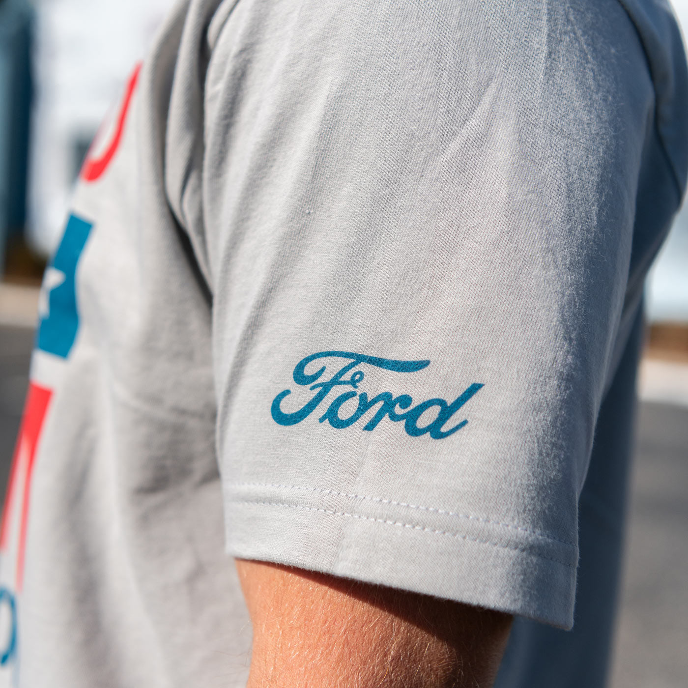 Ford Proud To Honor Mens Graphic Flag Short Sleeve T-Shirt