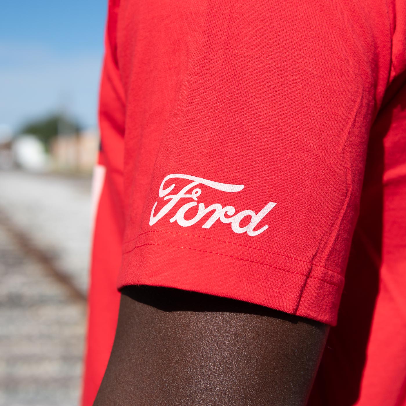 Ford Proud To Honor Mens Graphic Flag Short Sleeve T-Shirt