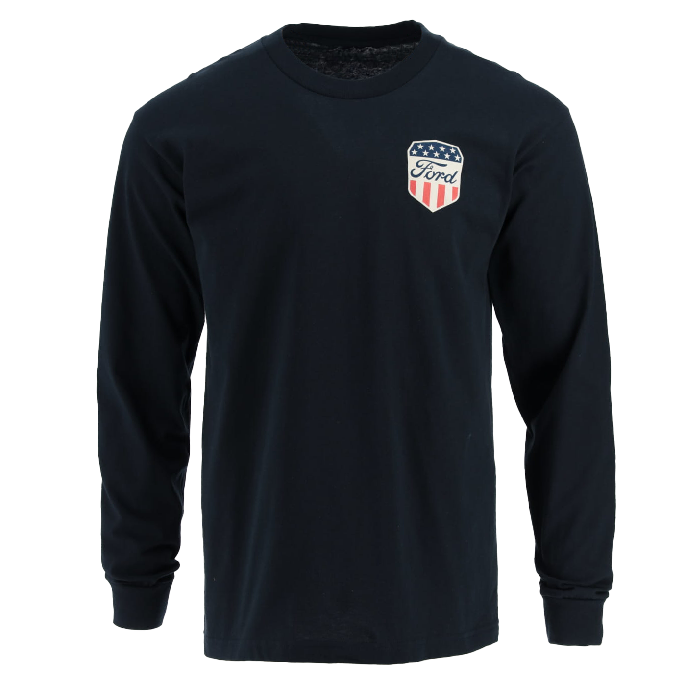 Ford Proud To Honor Mens Americana Shield Long Sleeve Shirt