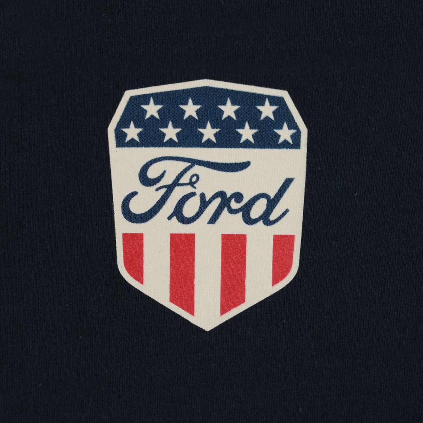 Ford Proud To Honor Mens Americana Shield Long Sleeve Shirt
