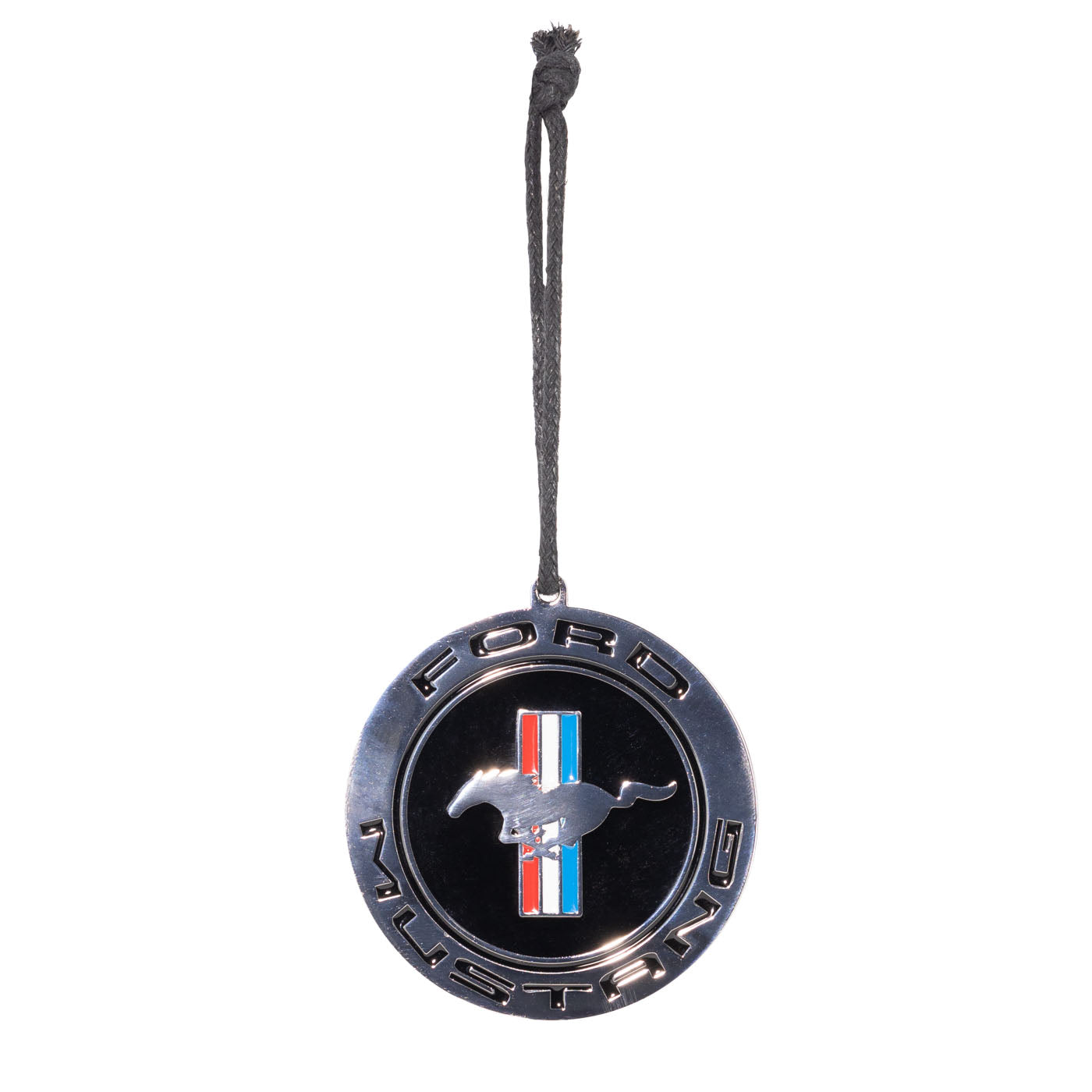 FORD MUSTANG TRIBAR LOGO ORNAMENT WITH WAX HANGER