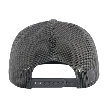 Gray mesh cap on a white background