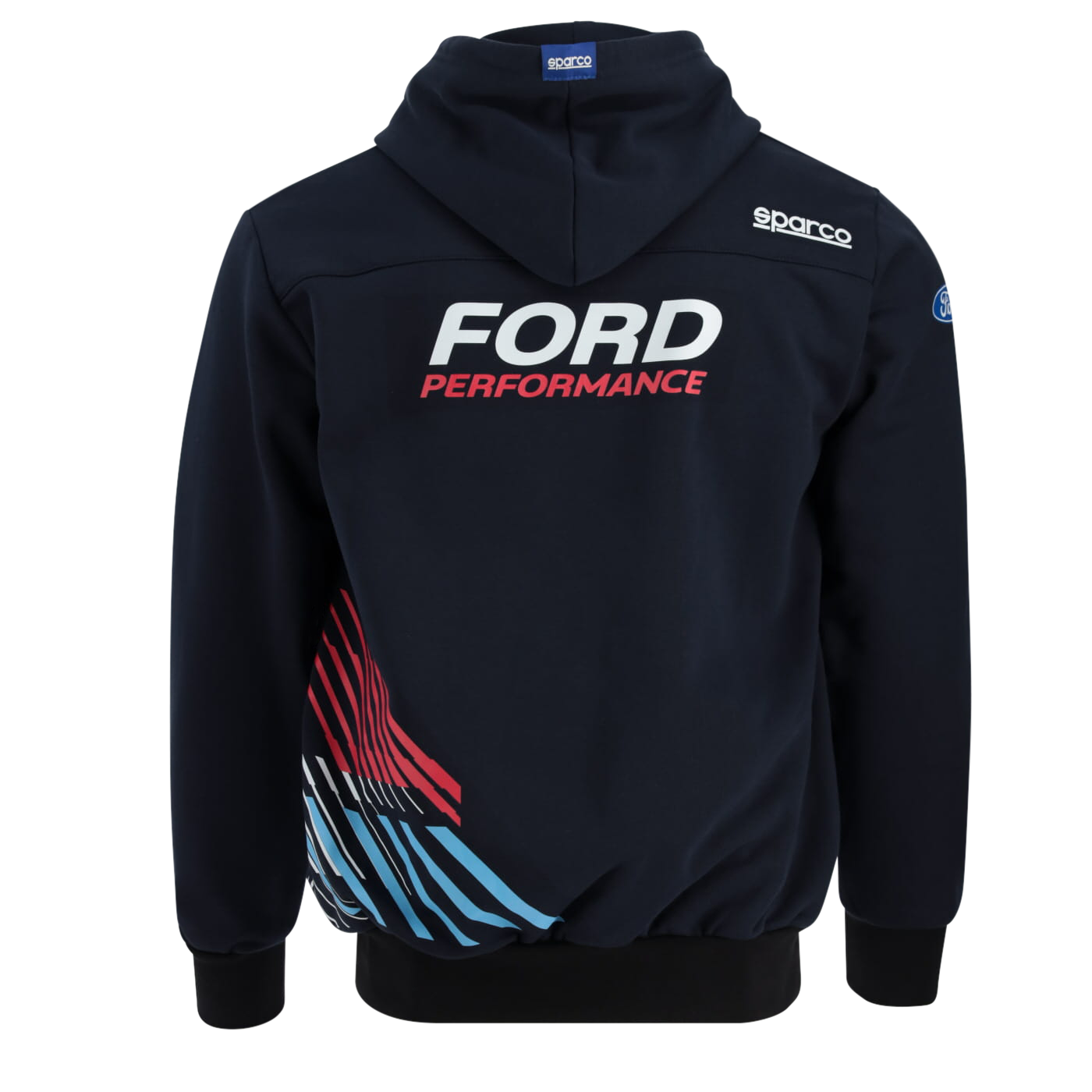 Ford Performance Sparco Mens Navy Blue Hoodie