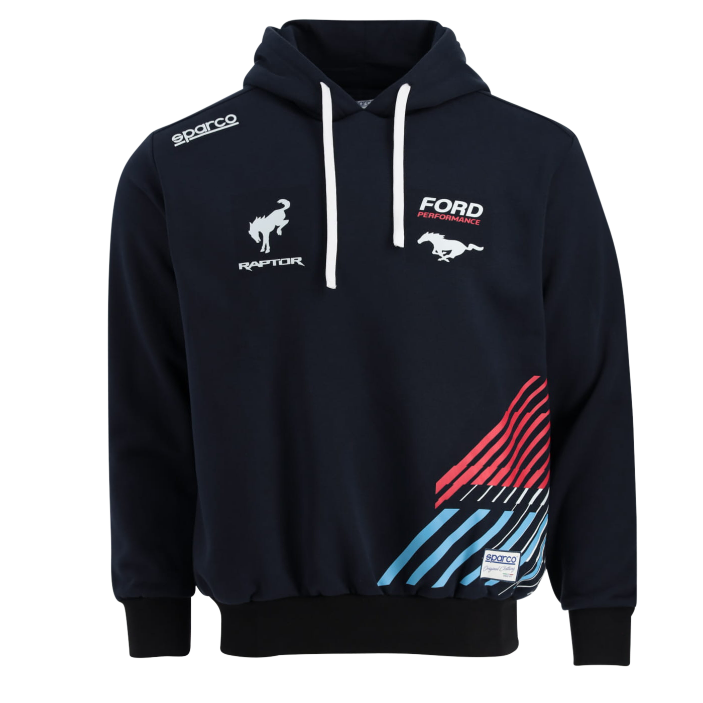 Ford Performance Sparco Mens Navy Blue Hoodie