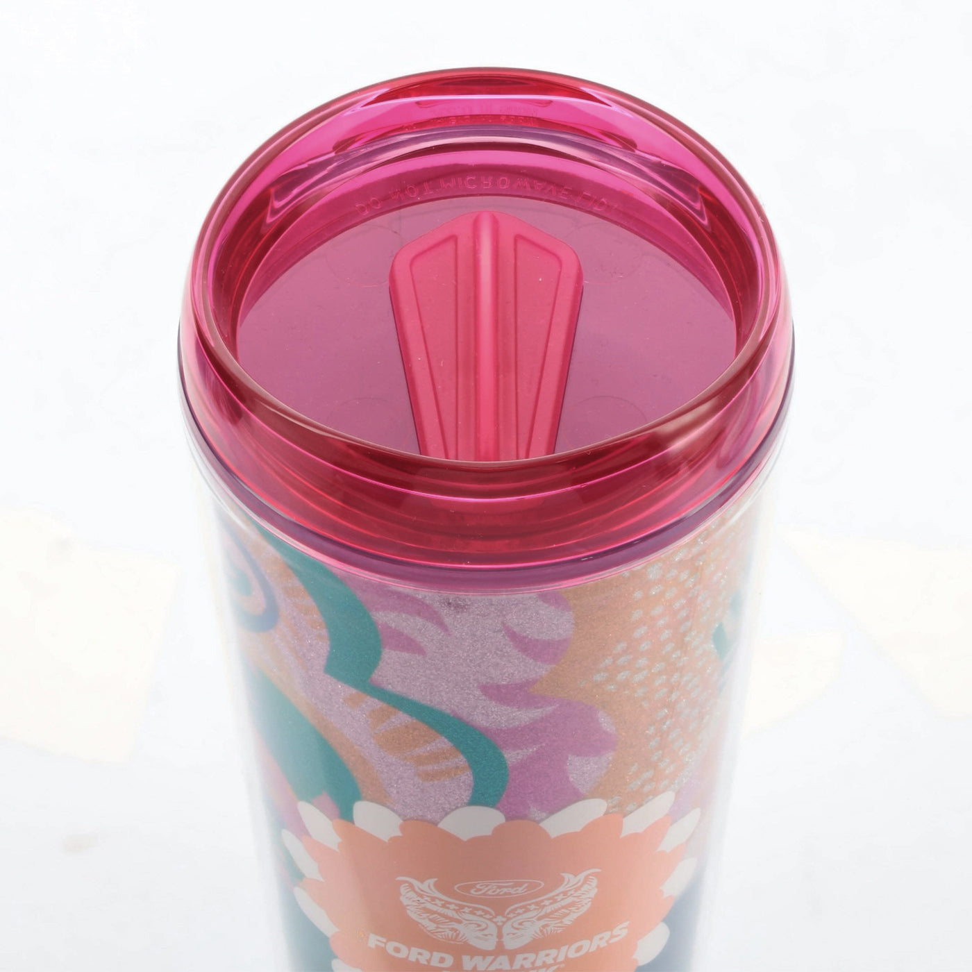 Ford Warriors in Pink 2024 Floral Glitter 22oz Tumbler