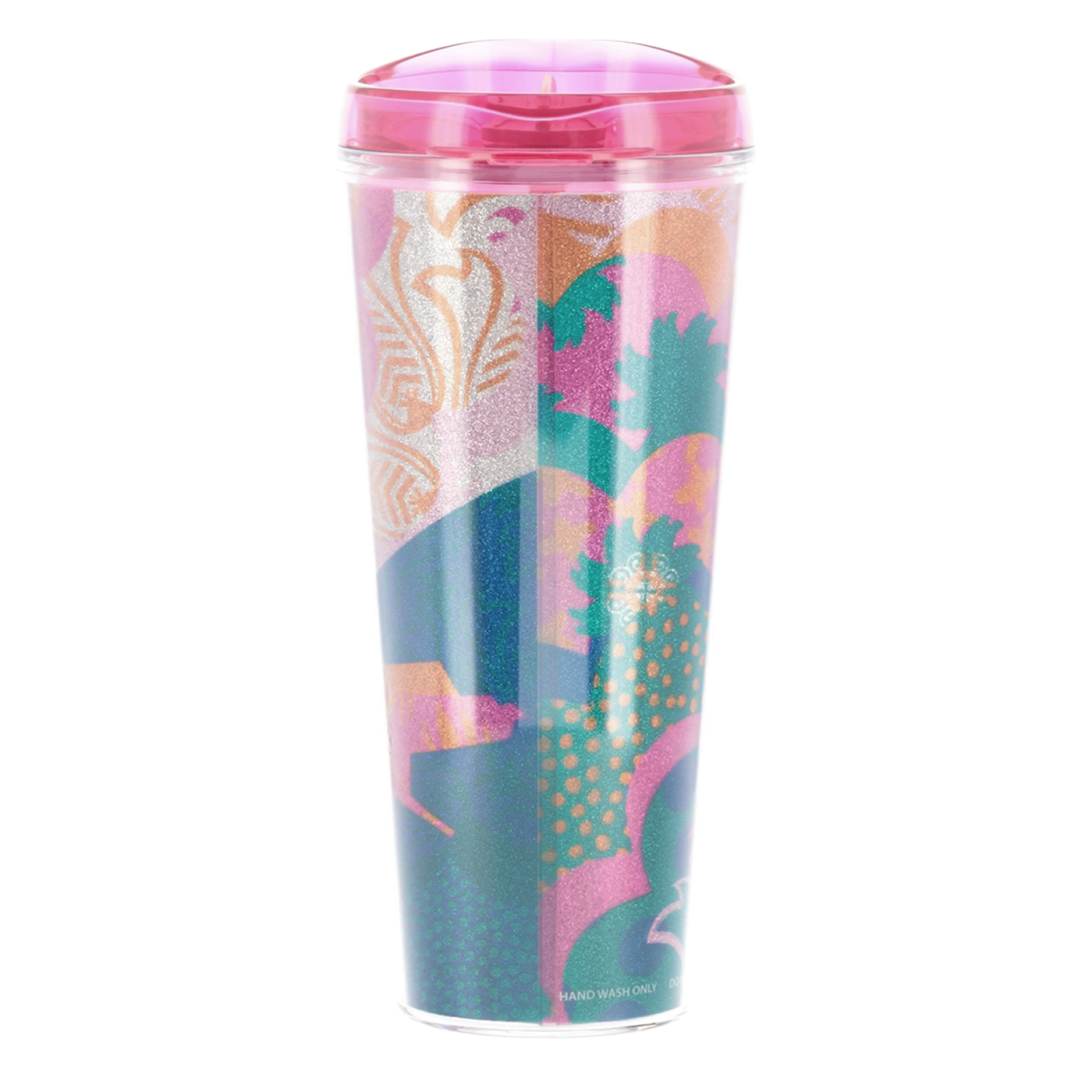 Ford Warriors in Pink 2024 Floral Glitter 22oz Tumbler