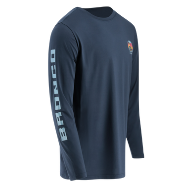 Ford Bronco Mens Beach Scene Moisture Wicking Long Sleeve Shirt
