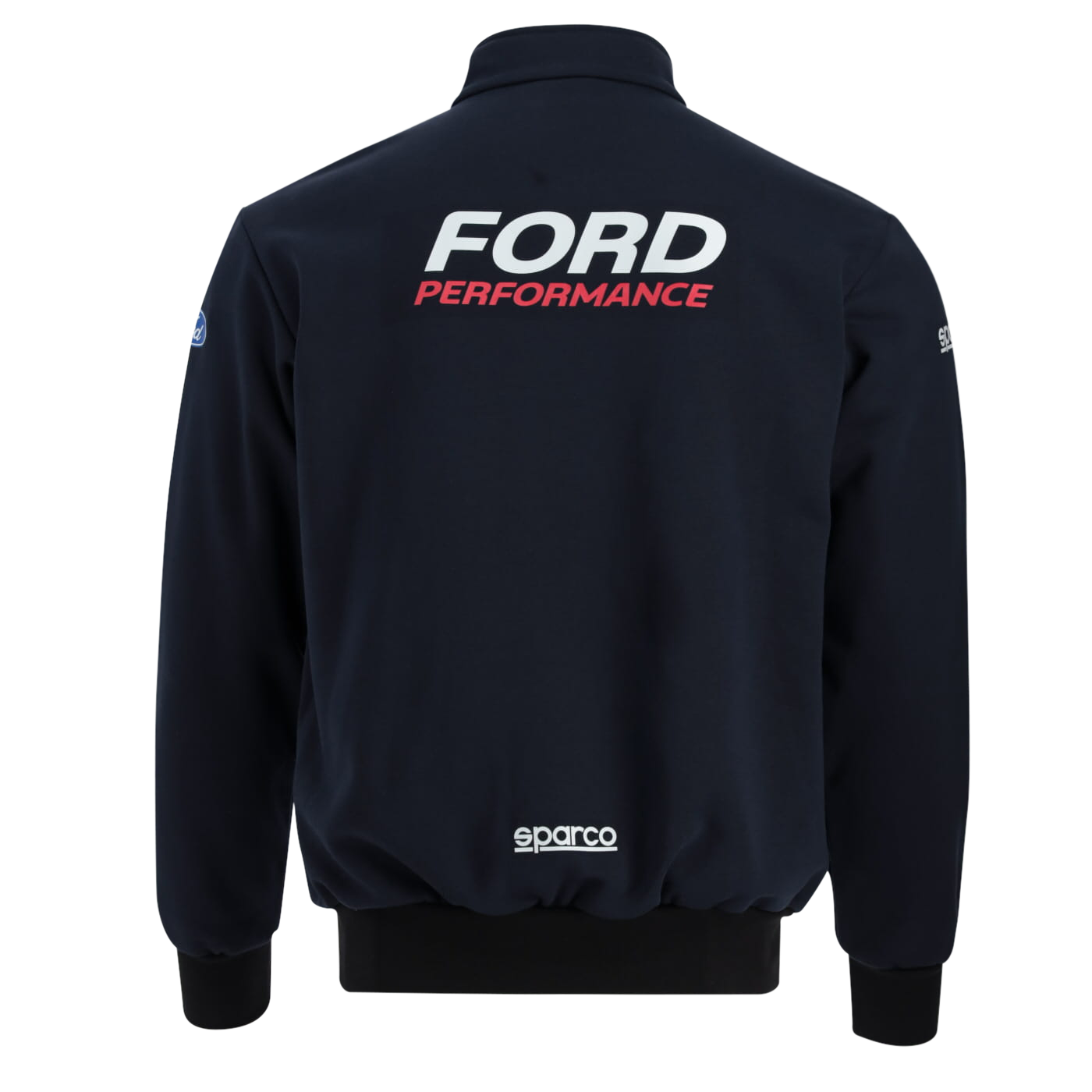Ford Performance Sparco Navy Blue Mens Half Zip Sweatshirt