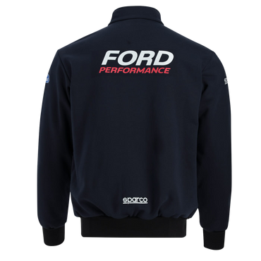 Ford Performance Sparco Navy Blue Mens Half Zip Sweatshirt