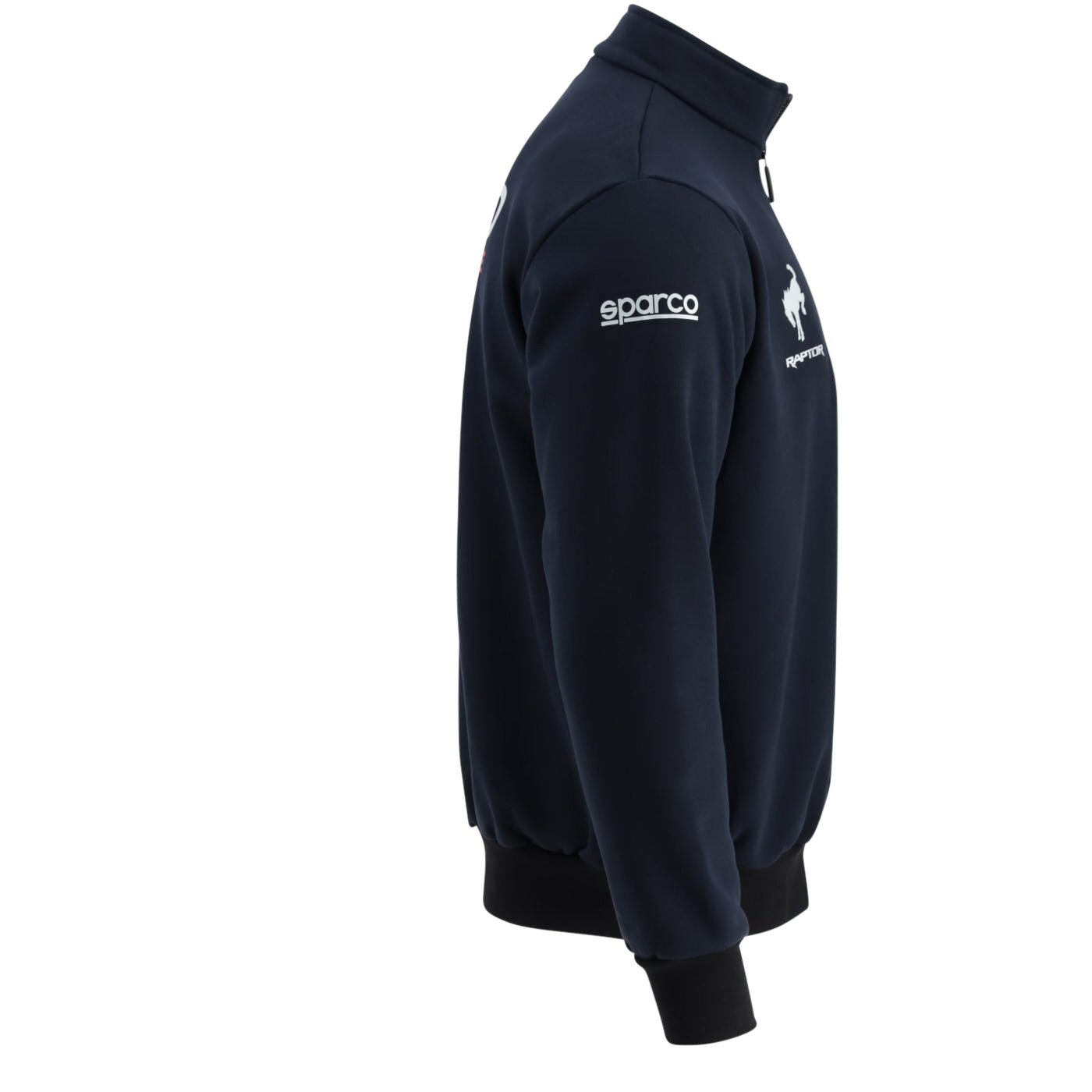 Ford Performance Sparco Navy Blue Mens Half Zip Sweatshirt