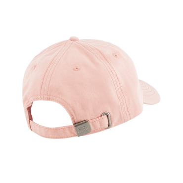 Pink baseball cap on a white background