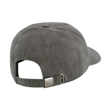 back of charcoal hat with ford on slide back silver enclosure