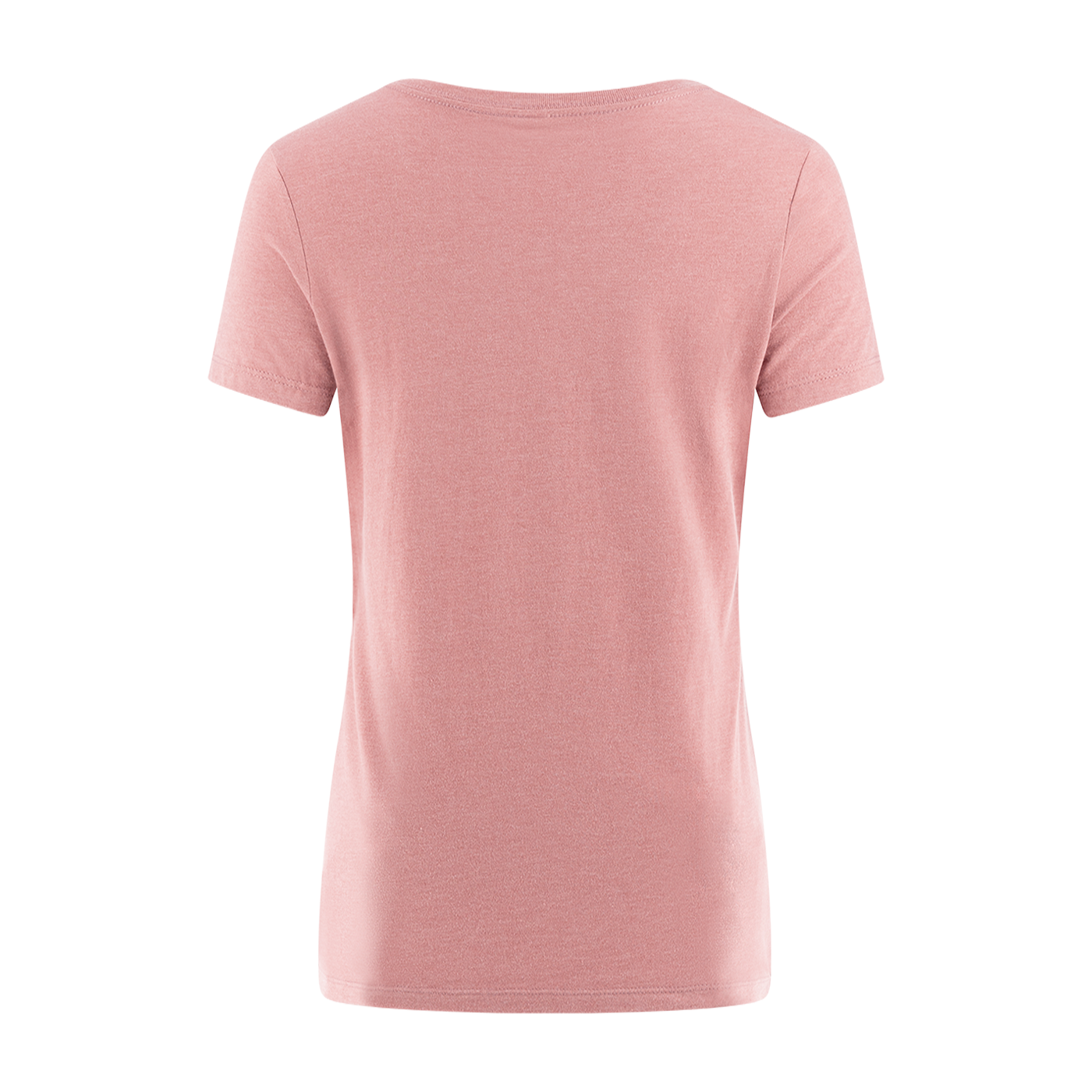 back of pink short sleeve t shirt
