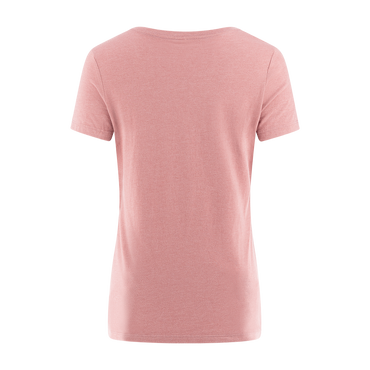 back of pink short sleeve t shirt