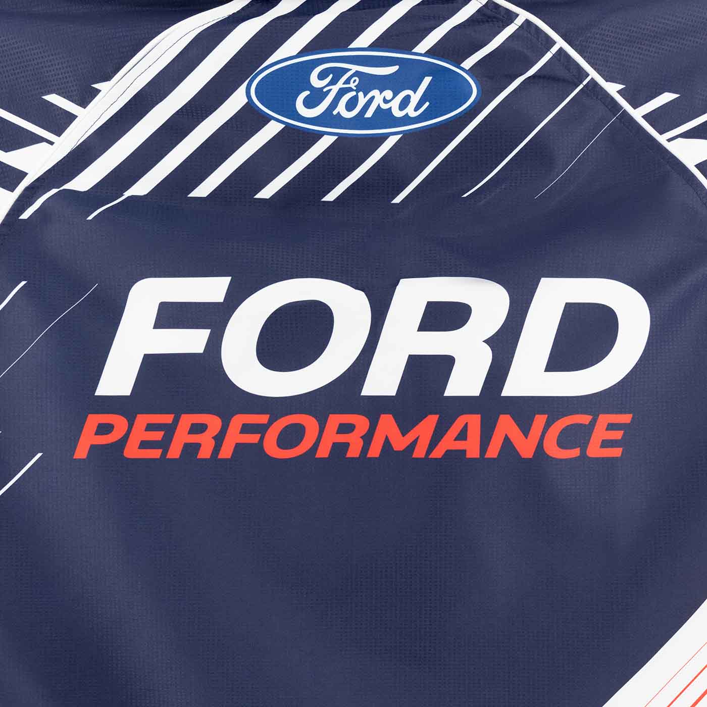 Ford Performance logo on a dark blue background
