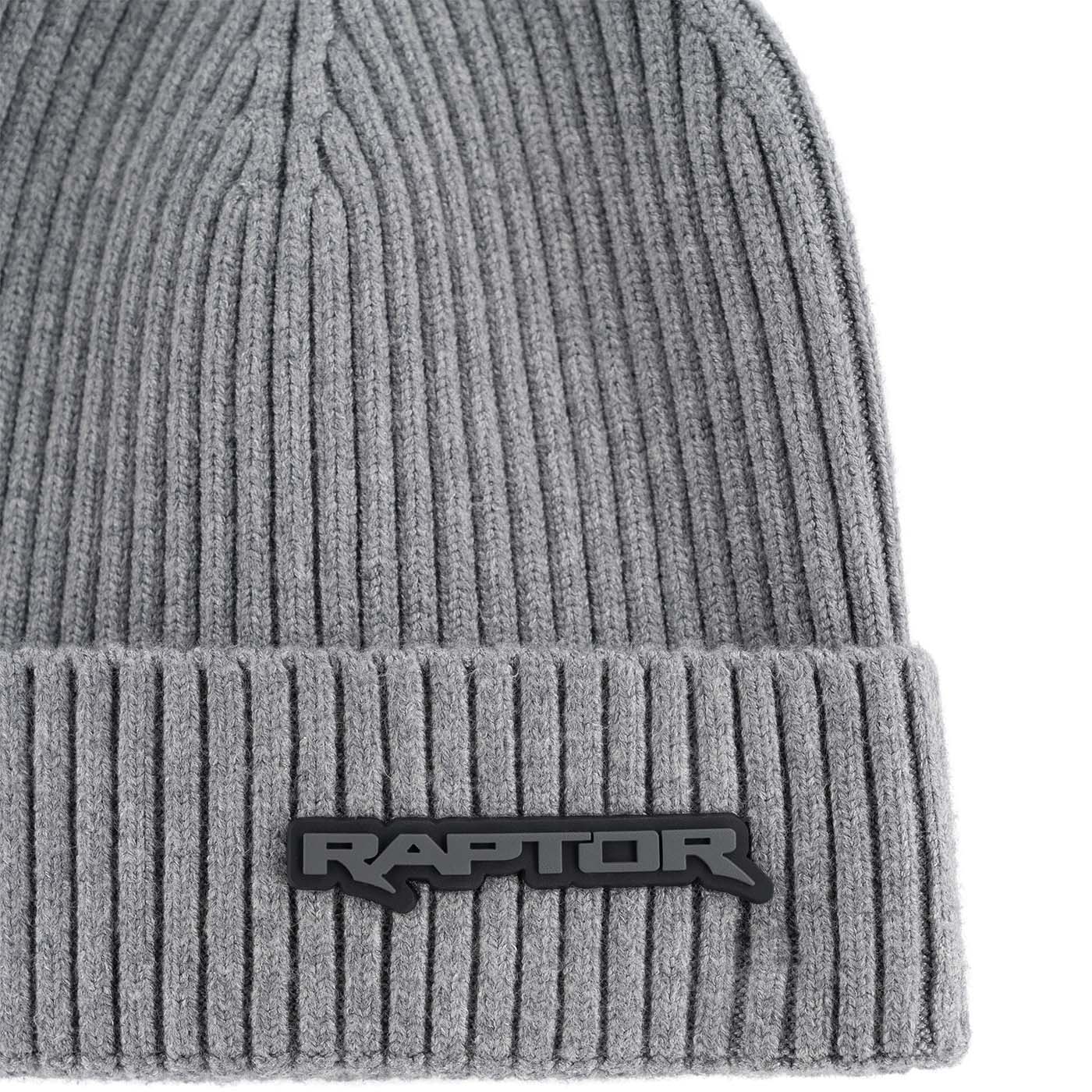 Ford Trucks Raptor Gray Premium Knit Beanie