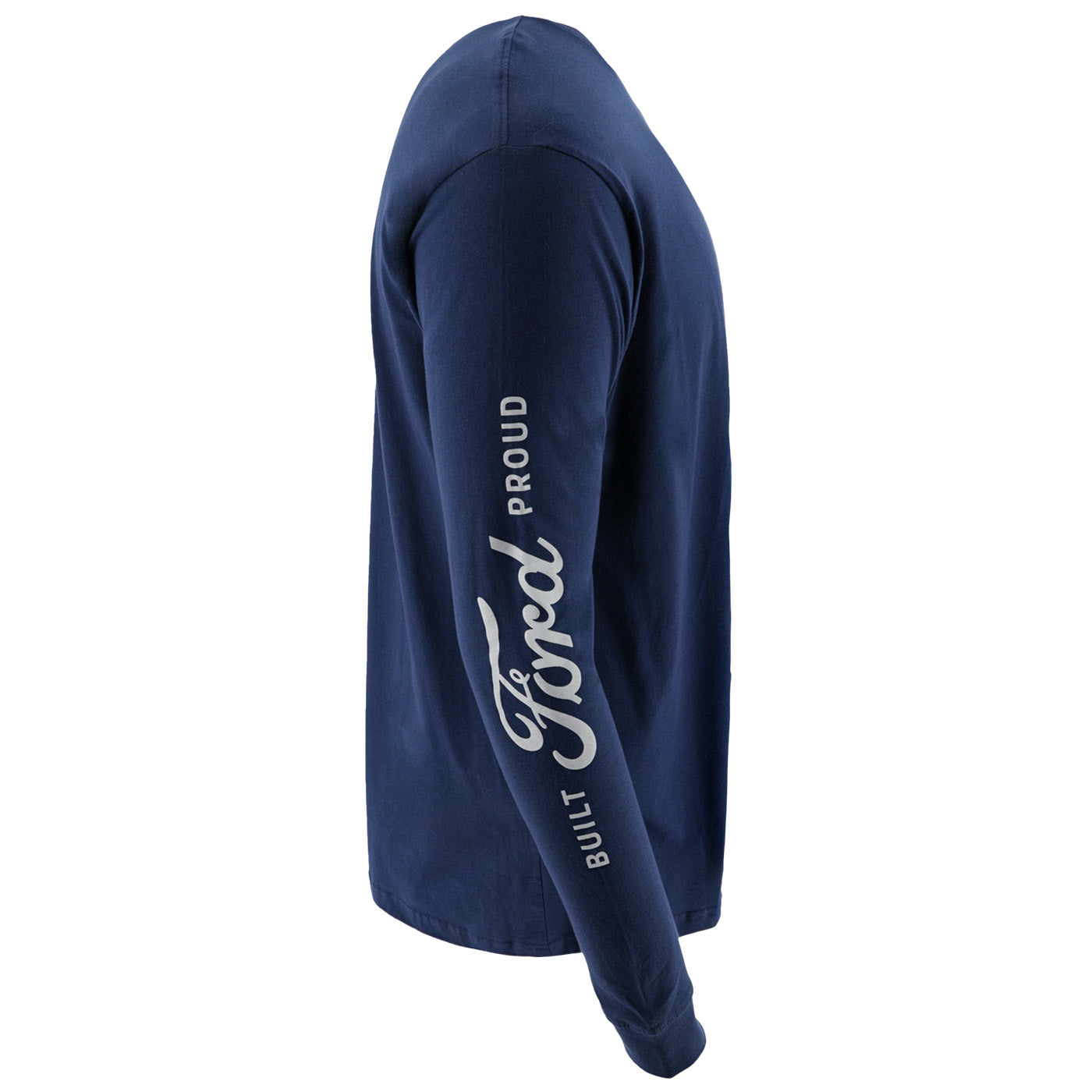 Built Ford Proud Men's Long Sleeve Tee - Logo side view