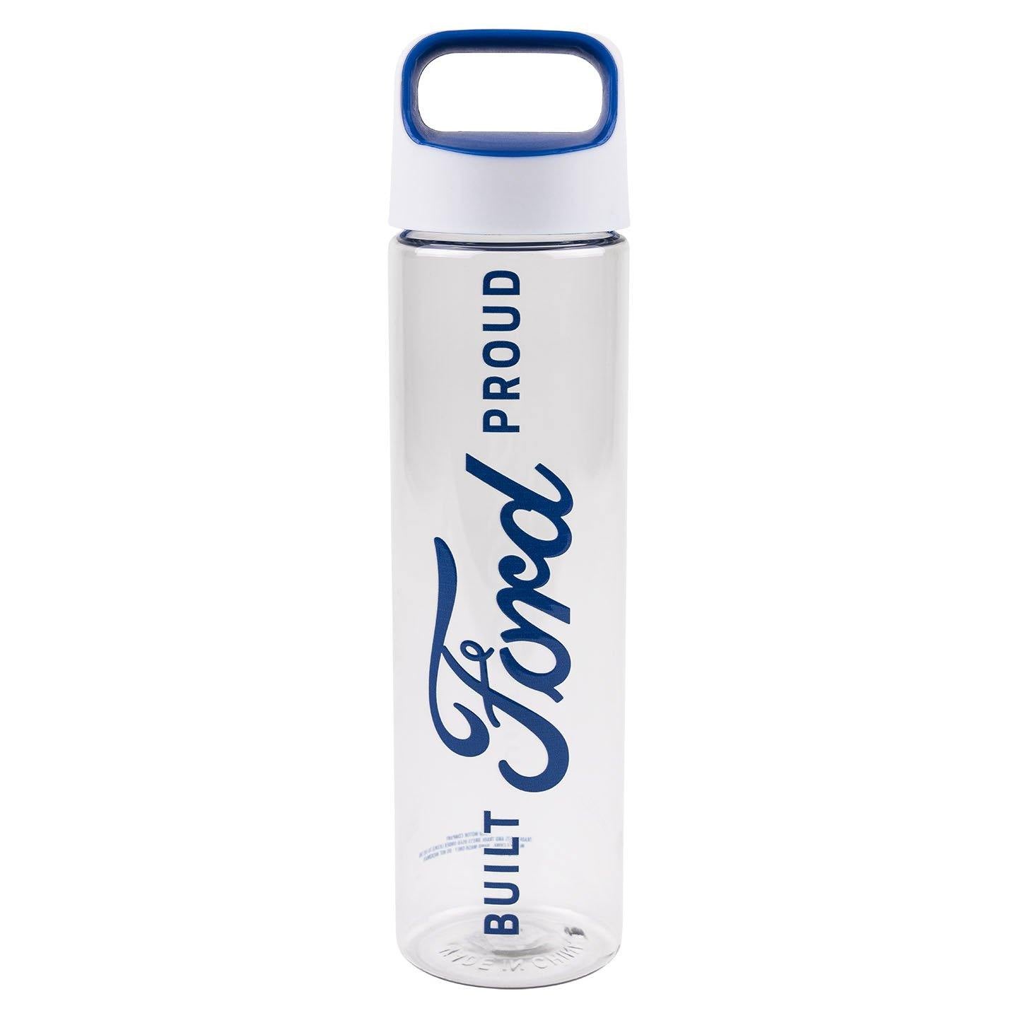 Ford Stainless Steel 17 Ounce Water Bottle Blue With Ford Script Logo -  FD203515