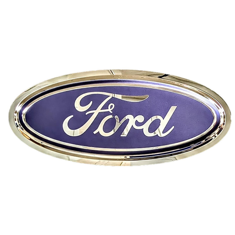 Ford Oval 18" W Chrome Sign